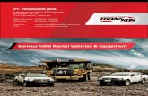 Serious 4WD Rental Vehicles & Equipment - Transkon Rent · PDF file 2020. 7. 11. · Serious 4WD Rental Vehicles & Equipment PT. TRANSKON JAYA Jl. Mulawarman No.21 RT.23 Manggar Balikpapan