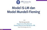 Model IS-LM dan Model Mundell-Fleming€¦ · Perekonomian Terbuka Suatu perekonomian terbuka berinteraksi dengan negara lain dengan dua cara. 1. … membeli dan menjual barang dan