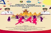 Tim Penyusun · 2020. 11. 3. · tentang keadaan anak di Provinsi Lampung dalam beberapa bidang isu. Konvensi PBB tahun 1989 mengenai hak-hak anak, mengharuskan semua anak untuk didaftarkan