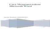Cara Mengoperasikan Microsoft Word€¦ · dalam Ms word, cara mengoperasikan Ms Word dan Langkah-langkah membuat surat mail merge. Modul ini terdiri atas kegiatan belajar 1 dan 2.
