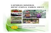 LAPORAN KINERJA BPTP PAPUA TAHUN 2017sakip.pertanian.go.id/admin/data2/Lakin BPTP Papua 2017.pdf · BALAI PENGKAJIAN TEKNOLOGI PERTANIAN PAPUA BADAN LITBANG PERTANIAN 2017 . ... Jayapura,Januari2018
