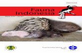 ISSN 0216-9169 Fauna Indonesia · 2013. 6. 14. · Fauna Indonesia dalam bentuk cetak. Pada tahun 2011 ini dengan bantuan dari Puslit Biologi-LIPI, kita dapat menghadirkan majalah