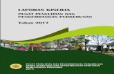 Laporan Kinerja - Kementerian Pertanian · 2018. 3. 9. · Dalam laporan ini digambarkan tingkat kinerja Puslitbang Perkebunan TA 2017 berdasarkan tingkat pencapaian sasaran yang