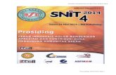 Seminar Nasional Inovasi dan Tren (SNIT) 2014 · 2017. 5. 7. · Manajemen, Komunikasi, Ilmu Kesehatan, Hukum dan Bahasa serta Parawisata . Makalah yang diterbitkan pada tahun 2014