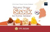 SNACK & PASAR KOREA · menembus angka 923,5 Milliar Korea Won. Angka ini disumbangkan oleh penjualan produk biscuit, snack bar, dan snack rasa buah-buahan. Berdasarkan fakta penjualan