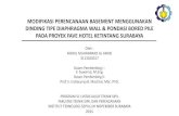 MODIFIKASI PERENCANAAN BASEMENT MENGGUNAKAN …repository.its.ac.id/71859/3/3113105017-Presentation.pdf · DINDING TIPE DIAPHRAGMA WALL & PONDASI BORED PILE PADA PROYEK FAVE HOTEL