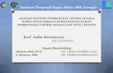 Izef Aulia Kurniawan 2412100007repository.its.ac.id/75189/3/2412100007-Presentasion.pdf · 2020. 3. 3. · ANALISA POTENSI PEMBANGKIT LISTRIK TENAGA SURYA (PLTS) SEBAGAI PEMANFAATAN