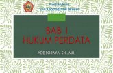 BAB I HUKUM PERDATA...di Indonesia berdasar atas asas konkordansi (persamaan). Setelah Indonesia merdeka, berdasar atas atura peralihan UUD 1945, ... perjanjian yang dibuat oleh para