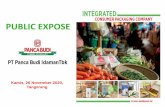 PUBLIC EXPOSE · 2020. 11. 19. · Estimated market share in Greater Jakarta 1 PEMIMPIN PASAR DI CONSUMER PACKAGING Sumber : 46.50% 13.70% 4.60% 10.00% 25.20% •PT. Panca Budi Idaman