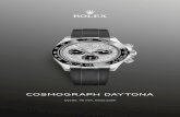 Cosmograph Daytona - Rolex€¦ · Perpetual, 4130 adalah sebuah kronometer Swiss bersertifikat, gelar yang disiapkan untuk jam tangan berpresisi-tinggi yang telah berhasil lolos