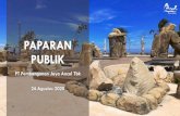 PAPARAN PUBLIK 08 14 Public Expose... · PROFIL SINGKAT PERSEROAN 3 33 VISI Menjadi perusahaan pengembang properti dengan kawasan wisata terpadu, terbesar, dan terbaik di Asia Tenggara