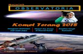 Komet Terang 2018...Sulidar kar Lunt Solar System LS50Tha _ 4 Majalah OIF UMSU Redaksi : Jl. Denai, No 217 Medan 20226. Telp/WA : 0853 5803 3907, 0813 6007 9907 E-mail : umsuoif@gmail.com