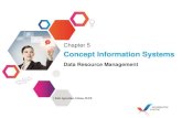 Concept Information Systems · Database adalah koleksi terorganisir dari data. Seperti komponen lain dari sistem informasi, database harus membantu organisasi mencapai tujuannya.