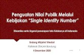 Penguatan Nilai Publik Melalui Kebijakan “Single Identity …litbang.kemendagri.go.id/website/wp-content/uploads/2020/...IDENTITAS 12/4/2020 4 12/4/2020 5 Single Identity Number