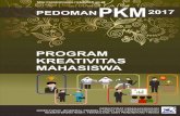 KATA PENGANTAR - Institut Teknologi Padang Pedoman Program Kreativitas Mahasiswa (PKM) Tahun 2017 i KATA PENGANTAR Program Kreativitas Mahasiswa (P KM) diluncurkan oleh Direktorat