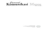 Komunikasi Jurnal Massajurnalkommas.com/docs/Jurnal Kom Vo 8 No 2 Juli 2015.pdf · Ilmu Komunikasi. Dewan Redaksi mengundang para pelajar, peneliti, dan praktisi bidang komunikasi