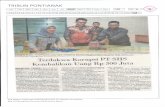 BPK Perwakilan Provinsi Kalimantan Barat | BPK Perwakilan … · 2019. 8. 30. · agenda menyerahkan uang pengganti terkait kasus tindak pidana korupsi PT SHS yang menjerat terdakwa.