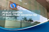 PUBLIC EXPOSE PT BANK JTRUST INDONESIA TBK · executive officer di PT Bank Sampoerna International. NOBIRU ADACHI President Commissioner ... Kantor Pusat 1 ATM 30 21 51 4 86,685%