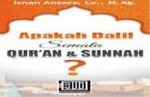 Dalil Syariat Tidak Hanya al-Quran dan Sunnah - Rumah Fiqih ...rumahfiqih.com/pdf/pdf/35.pdfbertentangan dengan kesepakatan para ulama, sebagaimana termaktub dalam kitab-kitab Ushul