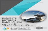 Kabupaten Boyolali Dalam Angka 2019 · Kabupaten Boyolali Dalam Angka 2019 | ix PREFACE Boyolali Regency in Figures 2019 is an annual publication written by BPS Regency of Boyolali.