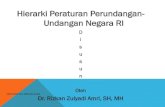 Hierarki Peraturan Perundangan- Undangan Negara RIrepository.uma.ac.id/bitstream/123456789/11830/1/Rizkan... · 2020. 6. 19. · “Pembagian daerah Indonesia atas daerah besar dan