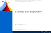 Manual for Entrepreneurs: Business Plan Preparation