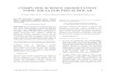 Computer Science Dissertation Topic Ideas For Phd Scholar - Phdassistance