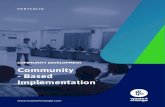 COMMUNITY DEVELOPMENT Community - Based Implementation · 2020. 4. 29. · Melalui servis Community Assistance untuk Institusi, Waste4change memberikan pendampingan dalam mengidentifikasi