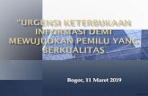 Bogor, 11 Maret 2019 - IPB University · 2019. 3. 17. · Dan sesuai dengan Peraturan Komisi Informasi (PERKI) No. 1 Tahun 2019 Tentang Standar Pelayanan dan Prosedur Penyelesaian