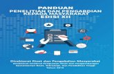 Panduan penelitian dan pengabdian kepada masyarakat edisi 12 tahun 2018 - Wisnuwardhanalppm.wisnuwardhana.ac.id/wp-content/uploads/2018/04/Buku... · 2018. 4. 4. · PANDUAN PENELITIAN