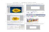 LATIHAN -7 : MEMBUAT KARTU NAMA - WordPress.com · 2011. 10. 20. · Iwan Sonjaya LATIHAN -7 : MEMBUAT KARTU NAMA 1. Buka Program Adobe Photoshop, Buka File Sunflower dari folder