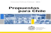 Propuestas para Chile · 2016. 1. 28. · Espacios y Usos Mínimos para el Mobiliario, así como el Itemizado Técnico de Construcción) y proponer acciones de mejoramiento. El estudio