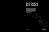 MZ-X500 ID MZ-X300 MZX500/300-N-1A MZ-X500 ID MZ-X300 Simpanlah semua informasi untuk referensi selanjutnya. PEDOMAN PEMAKAIAN (Dasar) Anda dapat mengunduh “Manual Tutorial” dan
