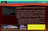 BULETIN PUBLIC RELATIONS - WIDATRA · 2018. 4. 23. · - Sunatan Massal - Donor Darah - Pengobatan gras - Sumbangan renovasi Mushola Kampung Anyar Logo, Visi, Misi dan Kerangka Program