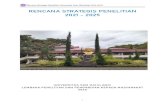RENCANA STRATEGIS PENELITIAN 2021 - 2025...Rencana Strategis Penelitian Universitas Sam Ratulangi 2021-2025 ii KATA PENGANTAR Puji syukur kami panjatkan ke hadapan Tuhan Yang Maha