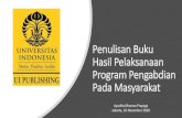 Penulisan Buku Hasil Pelaksanaan Program Pengabdian ......Penulisan Buku Hasil Pelaksanaan Program Pengabdian Pada Masyarakat Ayudha Dharma Prayoga Jakarta, 16 November 2020 BUKU REFERENSI