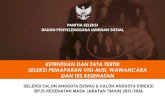 KETENTUAN DAN TATA TERTIB SELEKSI PEMAPARAN VISI-MISI ... · Kementerian Kesehatan RI lantai 2, Jl. Hang Jebat Raya Blok F 3 Kebayoran Baru, Jakarta Selatan 12120 paling lambat 7