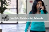 Walkie talkies for schools