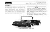Toro Workman HD vehicles Service Repair Manual