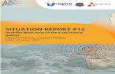 SITUATION REPORT #12...Hari Jumat, 15 Januari 2021, Pukul 02.28.17 WITA dini hari terjadi Gempa dengan kekuatan M 6,2 pada kedalaman 21 km dengan pusat Gempa di Kabupaten Majene pada