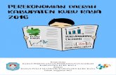 Kerja Sama BADAN PERENCANAAN PEMBANGUNAN DAERAH … · Gambar 2.13 Pertumbuhan Komponen PMTB, 2011-2016 (Persen) 25 Gambar 3.1 Tingkat Pengangguran Terbuka (TPT) Kabupaten Kubu Raya