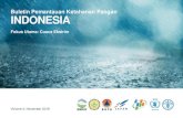 Buletin Pemantauan Ketahanan Pangan INDONESIA...4 Apa isi buletin ini Daftar isi 1. Cuaca Indonesia selama bulan Agustus - Oktober 2016 2. Dampak cuaca ekstrim terhadap bencana dan