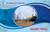  · 2020. 10. 7. · PT Ciomas Ariya Samudera (CAS) hadir sejak tahun 2013, untuk memberikan layanan logistik yang kompetitif, mulai dari penanganan material di pelabuhan, pengangkutan,