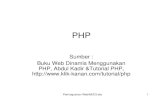 Sumber : Buku Web Dinamis Menggunakan PHP, Abdul Kadir condro_ Pemrograman Web/MI/D3 sks 2 Pengertian
