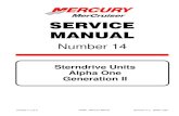 Mercury Mercruiser Sterndrive Units Alpha One Generation Ⅱ Service Repair Manual