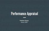 Performance Appraisal · 2020. 1. 22. · Format : penetapan sasaran-realisasi . Pencapaian Kinerja KPI Harus mencakup 3 hal : 1. ... 10 Mampu membuat surat/laporan secara sistematis