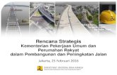 Rencana Strategis - Supply Chain Indonesia...Dukungan Jalan terhadap 25 Kawasan Strategis Pariwisata Nasional (KSPN) Prioritas 2015-2019 Sumber: PP No. 50 tahun 2011 tentang Rencana