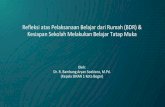 Refleksi atas Pelaksanaan Belajar dari Rumah (BDR ......Refleksi atas Pelaksanaan Belajar dari Rumah (BDR) & Kesiapan Sekolah Melakukan Belajar Tatap Muka Oleh: Dr. R. BambangAryan