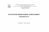 STATISTIK KEHUTANAN JAWA BARAT TAHUN 2017 ......Kesesuaian Peta Tutupan Lahan Tahun 2010 terhadap Peta 45 % Kawasan Lindung Jawa Barat (Proporsi per Kab./Kota) Hasil Digitasi oleh