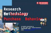 Research Methodology on Customer purchase Behavior - Phdassistance